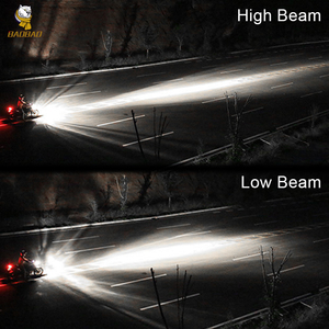 Đèn LED Vuông 5Inch, Đèn Pha Đỏ + Xanh Lam, Đèn Pha Trắng, Đèn Pha Xe Máy Hilow Beam, Đèn Làm Việc LED - Product Image 6