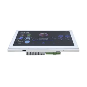 5.1 Android 8*25W Blue-tooth Amplificador Smart Touch Wall Amplifier With 2 Zones 10 Inch Touch Screen