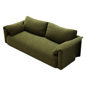 Canapé paresseux deux places carré minimaliste en tissu capitonné rembourré en éponge pour la maison, le salon, le bureau et l'appartement - Product Image 6