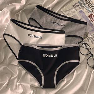 Vendita diretta della fabbrica all'ingrosso di alta qualità medio-vita delle donne mutandine di <span class=keywords><strong>cotone</strong></span> mutandine Sexy mutandine biancheria intima con il modello solido - Product Image 6