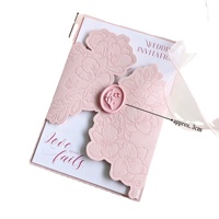 Cartes d'invitation de mariage personnalisées de style français, impression typographique élégante, papier spécial, estampage à chaud, noms et dates personnalisés