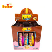 Deliciosa Barra de galleta de dedo de salsa de chocolate de 9g con mermelada dulce pastel de chocolate Galleta de dedo