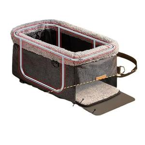 IP67 evcil hayvanlar için su geçirmez araba koltuğu kolay kurulum ön köpekler ve kediler için merkezi kontrol ile seyahat kulübesi - Product Image 5