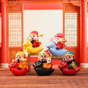 Deo della Ricchezza Arriva a Cavallo Scatola Misteriosa in Resina - Prosperità Consegnata Istantaneamente Made in China Unisex - Product Image 5