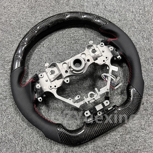 Volante de coche de carreras LED para <span class=keywords><strong>LEXUS</strong></span> <span class=keywords><strong>LX</strong></span> <span class=keywords><strong>570</strong></span> GS350 ES350 RX350 2016 2017 2018 <span class=keywords><strong>2019</strong></span> 2020 volante de fibra de carbono - Product Image 6