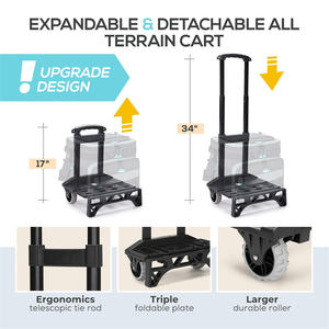 Collapsible Detachable Pull Rod Ice Pack Waterproof <b>Trolley</b> Thermal Insulated Refrigerated <b>Camping</b> Outdoor Picnic Portable Food - Product Image 3