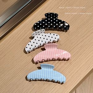 UME Fermaglio <span class=keywords><strong>per</strong></span> <span class=keywords><strong>Capelli</strong></span> Grande in Acetato a Pois e Righe, Bestseller, Nuovo Arrivo Estate 2026, <span class=keywords><strong>Accessori</strong></span> <span class=keywords><strong>per</strong></span> <span class=keywords><strong>Capelli</strong></span> Donna Eco-Friendly - Product Image 5