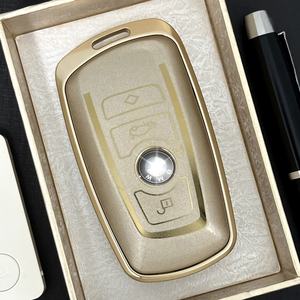 Usine Nouveau <span class=keywords><strong>Design</strong></span> Mode Métal + TPU Couverture De Clé De Voiture 4 Boutons TPU Clé De Voiture Cas Pour <span class=keywords><strong>BMW</strong></span> 3 4 5 6 Série <span class=keywords><strong>X3</strong></span> X4 Clé De Voiture Accessoires - Product Image 2