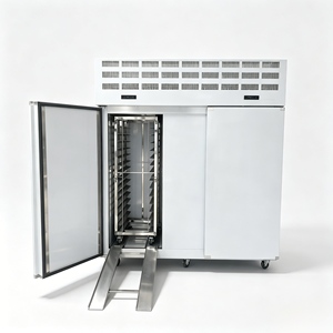 Congélateur à choc à air ultra basse température Xmen -80°C, type roll-in, 15-40 plateaux, en acier inoxydable 304/201, chariot, 1/2 portes - Product Image 2