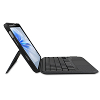 Funda con Teclado Dividido para iPad Mini 6.ª Generación 2021 con Ranura para Lápiz y Trackpad, Cubierta de Cuero PU, Fundas Personalizadas para Teclado
