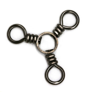 Emerillón de Pesca Giratorio de Latón de Tres Vías 3D, Emerillón de Pesca de Barril y Emerillón con Mosquetón - Product Image 5