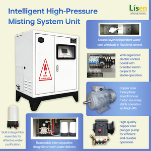 Máquina de Pulverización de Niebla Fría a Alta Presión, Sistema de Enfriamiento por Nebulización de Agua para Paisajismo en Hoteles y Resorts - Product Image 2