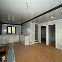 Casa Prefabricada Extensible para Terraza Exterior, Estándares Australianos, Apartamento de Dos Habitaciones, con Techo Impermeable