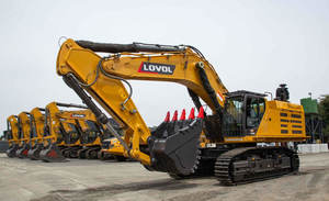 NOUVEAU LOVOL Excavatrices hydrauliques sur chenilles, prix compétitif, excavatrices de 5, 6, 9, 20 et 30 tonnes, grandes machines d'excavation à vendre - Product Image 2