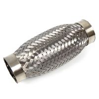 Bellows Knalpot Mesin Fleksibel Tahan Suhu Tinggi untuk Truk Bensin Diesel, Konverter Resonator untuk Sistem