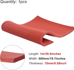 Láminas de Espuma de Silicona de Goma Flexible, Resistentes al Calor, Impermeables, Ignífugas, Antivibración, No Tóxicas, para Uso en Electrónica y Automóviles - Product Image 5