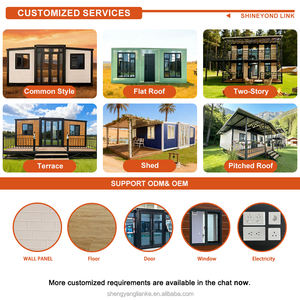 Nuevo Contenedor Villa de Dos Pisos de 20 pies Personalizado <span class=keywords><strong>para</strong></span> Hotel, Jardín, Residencia, Casa Contenedor Desmontable <span class=keywords><strong>para</strong></span> Exteriores, Conveniente y Rápido - Product Image 5