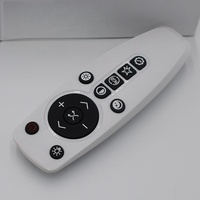 Nouvelle télécommande intelligente mise à jour OEM/ODM à 13 boutons, couleur blanc/noir, originale 2.4G/433 MHz, pour éclairage domestique, code fixe, en plastique