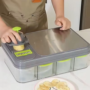 Herramientas Multifuncionales para Frutas y Verduras, Cortador de Verduras de Acero Inoxidable, Rebanador de Cebolla y Frutas, Cortador de Vegetales - Product Image 3