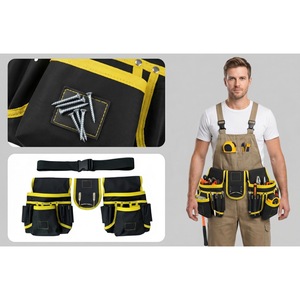 Multifunctional Adjustable Multi Pocket Magnetic <b>Tool</b> <b>Pouch</b> Waist Bag Storage <b>Belt</b> - Product Image 3