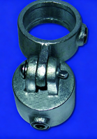 Connecteur de cadre en acier pour clôture, garde-corps, clips de tuyaux, raccords, colliers de serrage, colliers de serrage pour tubes 173F/M-D48 173 Simple pivotant