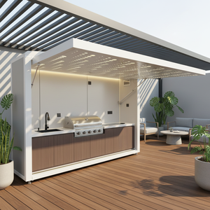 Cuisine extérieure modulaire, portable, vente directe d'usine, idéale pour les îlots de <span class=keywords><strong>barbecue</strong></span> d'hôtel et les grils de cuisine extérieure - Product Image 2