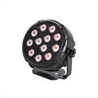 Projecteurs PAR de scène 12 lumières pleine couleur pour mariages, studios de danse, salles de banquet - LED à lavage de couleur 85-265V, compatibilité multi-prises