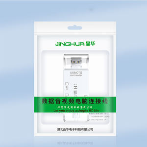 قارئ بطاقات متعدد الوظائف 6 في 1 من جينغهوا، يدعم USB 2.0 وOTG، قارئ بطاقات SD وTF، منفذ Type C وUSB C وMicro USB، لون أبيض مع ضمان لمدة عام - Product Image 6