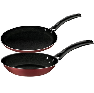 High Quality Water Transfer Printing Design <b>Induction</b> Bottom Non-stick Coating Non-stick Aluminium Cookware Set - Product Image 2