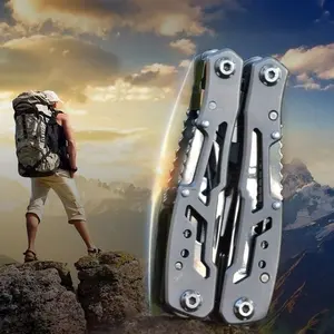 Edelstahl Outdoor Tragbare Multi tool Zange Messer Schlüssel bund Schrauben dreher Multi Tools Mini Zange Multi Tool