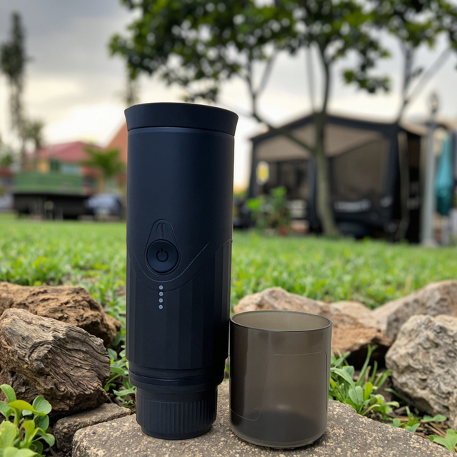 Coffee Maker Commercial Factory Portable Automatic Espresso Machine for TK03 Bag Heating for Outdoor Travel USB Charging French