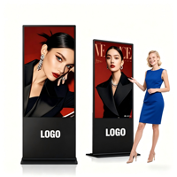 Affichage numérique LCD commercial sur pied, fonctionnant 24h/24 et 7j/7, écran tactile de 32/43/49/50/55/65/75 pouces pour centre commercial