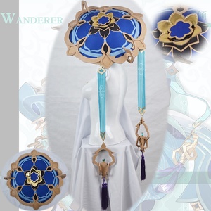 Disfraz de Cosplay de Wanderer del Anime <span class=keywords><strong>Genshin</strong></span> Impact, Conjunto de Uniforme de Scaramouch, Atuendos de Wanderer, Peluca para Fiesta de Navidad - Product Image 4