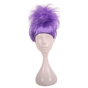 Coloré Halloween <span class=keywords><strong>Perruque</strong></span> Trolls Elfe Lutin Cosplay Perrruque de déguisement - Product Image 2