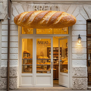 Sculptures surdimensionnées <span class=keywords><strong>en</strong></span> résine de croissants et de baguettes, statues grandeur nature pour la décoration de <span class=keywords><strong>boulangerie</strong></span>, café ou restaurant <span class=keywords><strong>en</strong></span> extérieur ou <span class=keywords><strong>en</strong></span> intérieur - Product Image 2