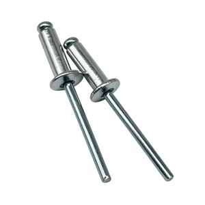 Rivets <span class=keywords><strong>à</strong></span> <span class=keywords><strong>tête</strong></span> <span class=keywords><strong>ronde</strong></span> M4.8x12 mm (acier inoxydable 304/aluminium) pour assemblage de châssis - Rivets en alliage d'aluminium - Product Image 1