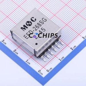 SMD-12P หม้อแปลง EFD-268SG LAN, 1:1:0เหนี่ยวนำ29.3x21.9มม. 33:0.14: 1.5kV - Product Image 1