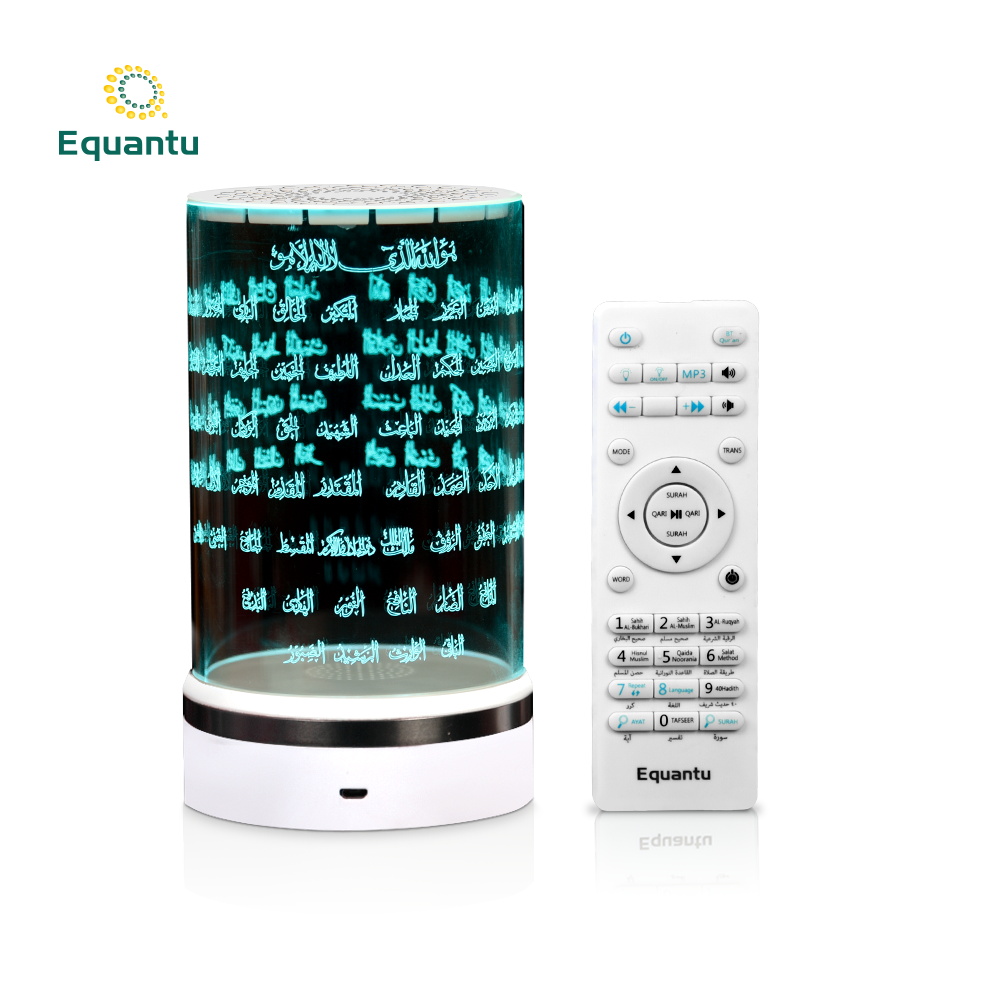 Исламский подарок акриловая лампа Коран проигрыватель дистанционное управление app настольная Сенсорная лампа Коран динамик sq702