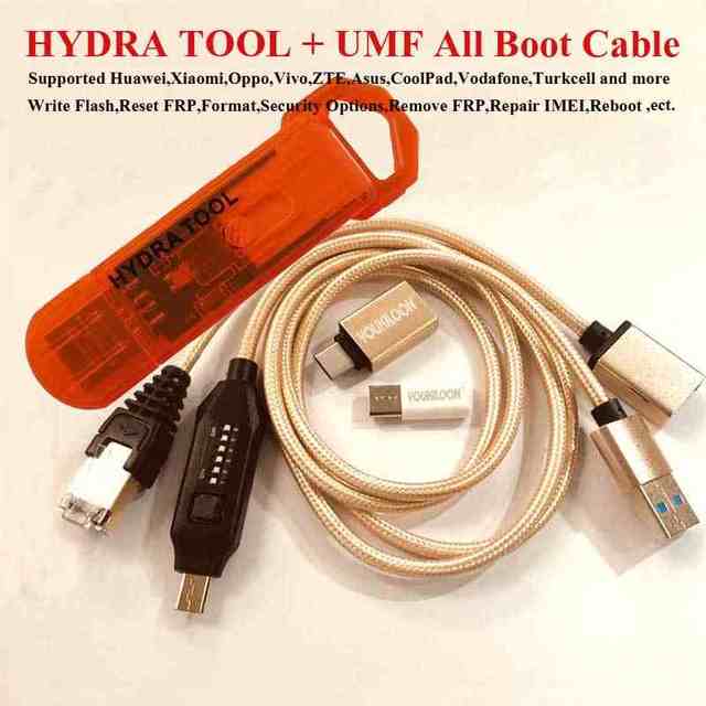 Hydra Dongle the key for all HYDRA USB Tool softwares +UMF ALL Boot cable set (EASY SWITCHING) & Micro