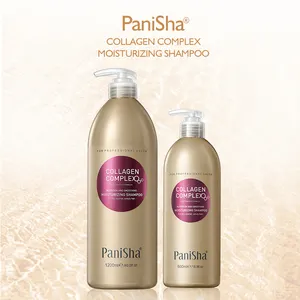 Champú de colágeno para el cuidado del cabello, tratamiento para el cabello con etiqueta personalizada y volumen OEM, mejora la elasticidad del cabello firme, brillante