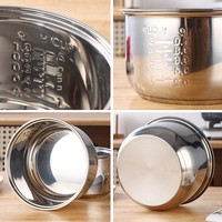 Accessoire pour cuve intérieure de cocotte-minute en acier inoxydable 304 épaissi, compatible universel, sans revêtement alimentaire, personnalisable