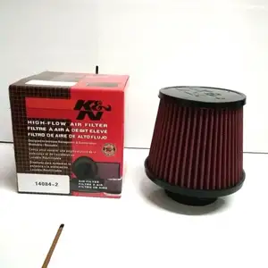 Phổ xe Bộ lọc không khí Hight dòng chảy Bộ lọc không khí intake cảm ứng Kit lạnh Air intake điện lưới Cone 3 "76 Mét 14084-2