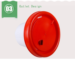 Dispensador de Agua para Pollos Rojo, Nuevo, en Oferta, de Plástico, para Granjas Avícolas, para Agua y Alimentación de Animales - Product Image 5