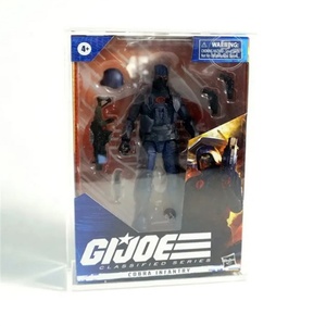 YAGELI Custom Design G.I.JOE <b>Model</b> Figure Clear Acrylic Sliding Bottom Display Case with Customizable Color & Size - Product Image 5