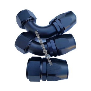 Accessori per tubi per auto con angolo di alluminio girevole AN20 di alta qualità parti prestazionali per impianti idraulici in alluminio auto da corsa nuova condizione - Product Image 2