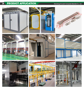 Panneau sandwich en laine de roche écologique avec <span class=keywords><strong>plaque</strong></span> d'acier anticorrosion pour murs extérieurs, cloisons, toitures, chambres froides et sites sportifs - Product Image 6