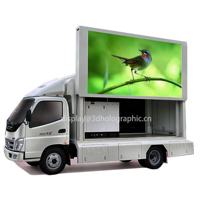 Fulida Multi-Functional Van Outdoor Mobile Billboard LED AD Vehicle For Outdoor Advertising,Promotions,Public Relations