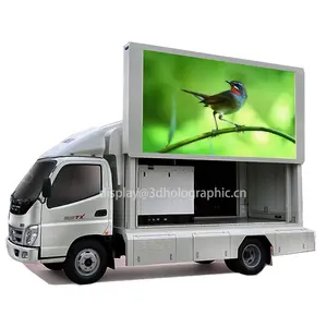 Publicités mobiles écran led numérique camion remorque LED boîte led montée P5 P4 mini led panneau d'affichage