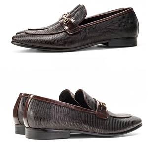 Mocasines Ligeros de Piel Vacuna con Estampado de Camuflaje y Cordones, Zapatos Casuales de Negocios para Hombre, Suela de Goma Antideslizante y Resistente al Desgaste - Product Image 2