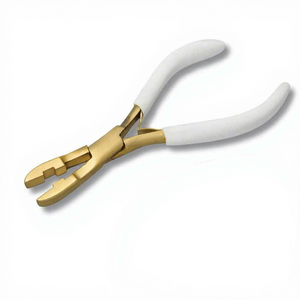 Pince à kératine TEEJAY personnalisée de haute qualité, légère et réutilisable, pour extensions capillaires en acier inoxydable - Product Image 1